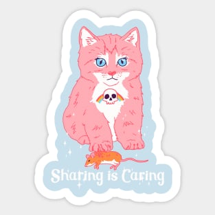 Sharing is Caring Sticker